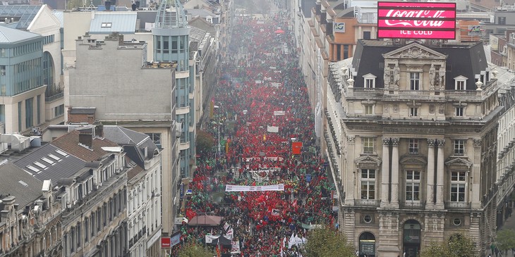 Belgique : Violences à la manifestation nationale - ảnh 1